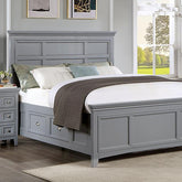 CASTLILE Full Bed, Gray Half Price Furniture