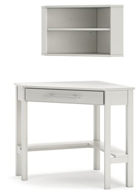 Grannen Home Office Corner Desk with Bookcase - Half Price Furniture