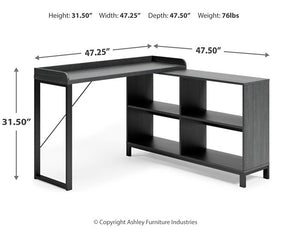 Yarlow Home Office L-Desk Half Price Furniture