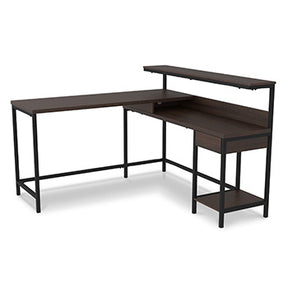 Camiburg Home Office L-Desk with Storage - Half Price Furniture