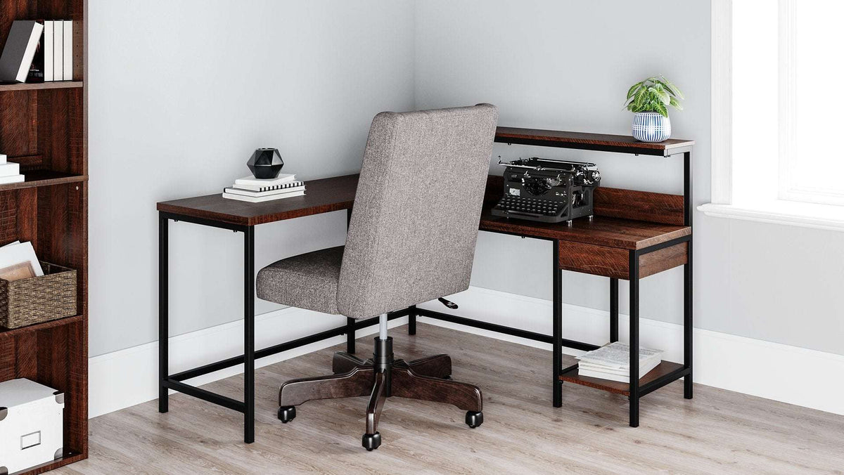 Camiburg Home Office L-Desk with Storage - Desk - Half Price Furniture
