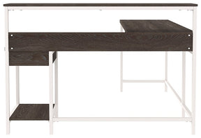 Dorrinson Home Office L-Desk with Storage - Half Price Furniture