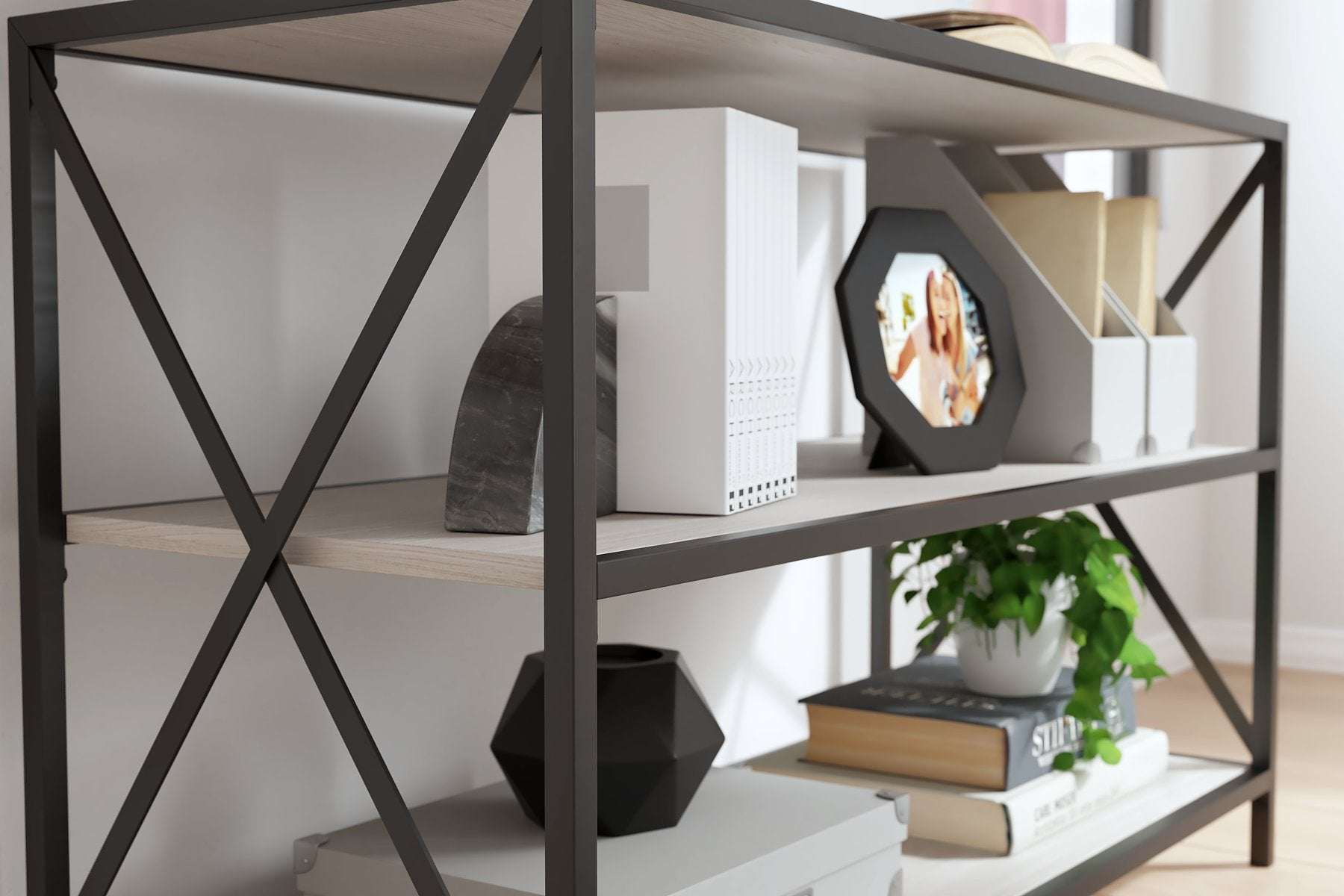 Bayflynn Bookcase - Bookcase - Half Price Furniture