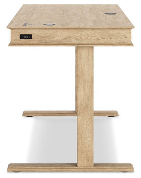 Elmferd 53" Adjustable Height Desk - Desk - Half Price Furniture