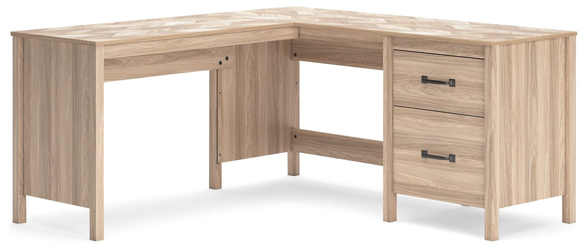 Battelle 60" Home Office Desk with Return Half Price Furniture