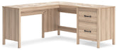 Battelle 60" Home Office Desk with Return Half Price Furniture