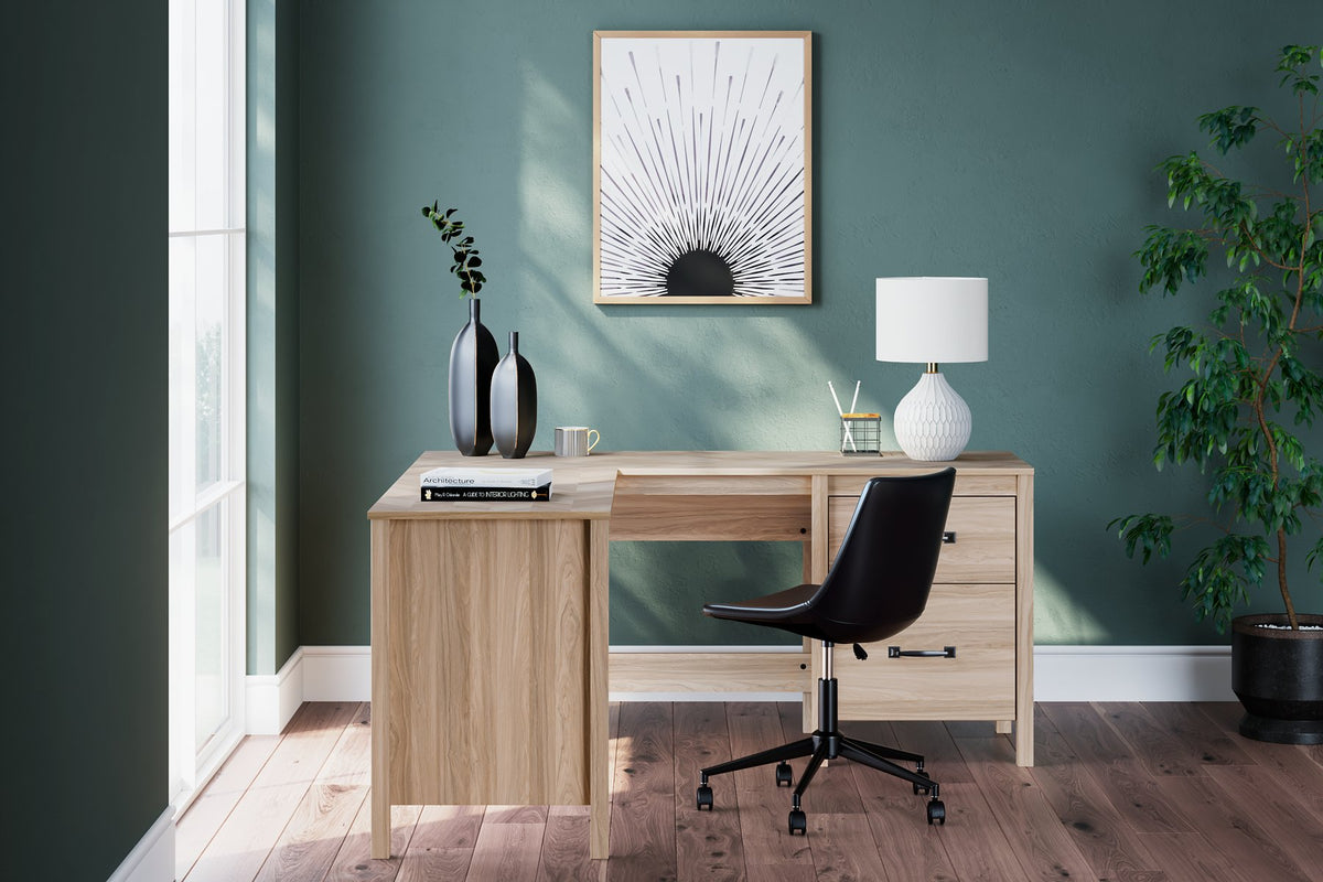 Battelle 60" Home Office Desk with Return - Desk - Half Price Furniture
