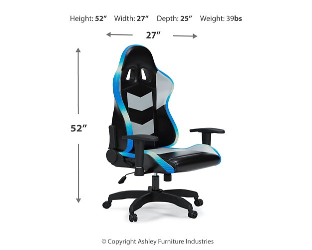 Lynxtyn Home Office Desk Chair - Half Price Furniture