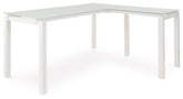 Baraga Home Office L-Desk Half Price Furniture