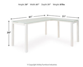 Baraga Home Office L-Desk - Desk - Half Price Furniture