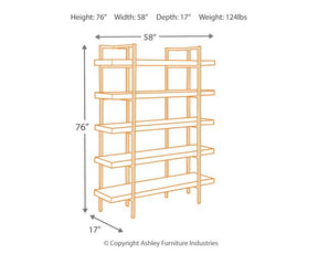 Starmore 76" Bookcase - Half Price Furniture