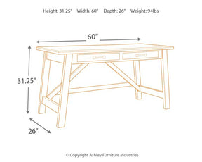 Baldridge Home Office Desk Baldridge Home Office Desk Half Price Furniture