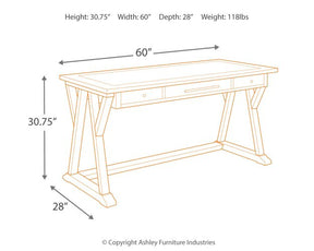 Luxenford 60" Home Office Desk - Half Price Furniture