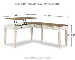 Realyn 2-Piece Home Office Lift Top Desk - Half Price Furniture