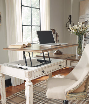 Realyn 2-Piece Home Office Lift Top Desk - Half Price Furniture