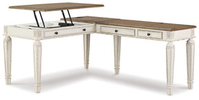 Realyn 2-Piece Home Office Lift Top Desk Half Price Furniture
