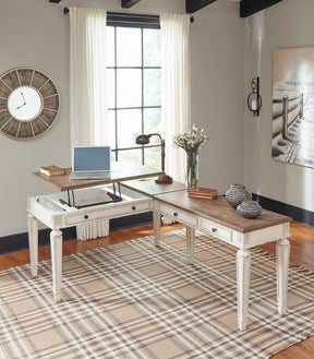 Realyn 2-Piece Home Office Lift Top Desk - Half Price Furniture