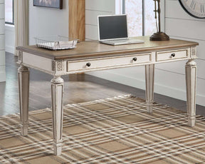 Realyn 2-Piece Home Office Desk Half Price Furniture