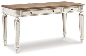 Realyn 2-Piece Home Office Desk Half Price Furniture