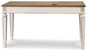 Realyn 2-Piece Home Office Desk Half Price Furniture