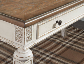 Realyn 2-Piece Home Office Desk Half Price Furniture