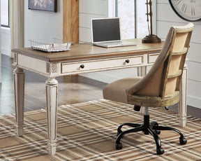 Realyn 2-Piece Home Office Desk Half Price Furniture