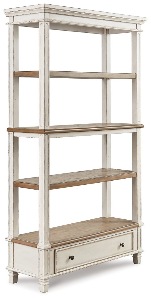 Realyn 75" Bookcase  Las Vegas Furniture Stores
