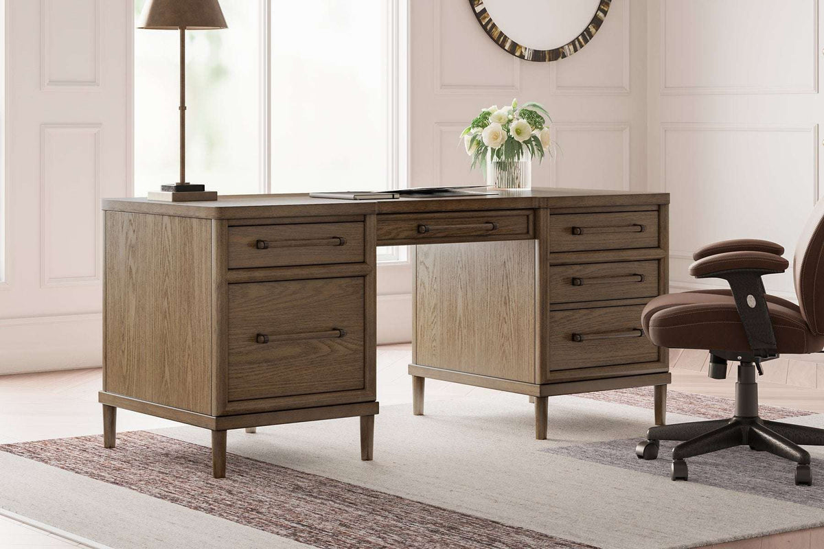 Roanhowe 68" Home Office Desk Half Price Furniture