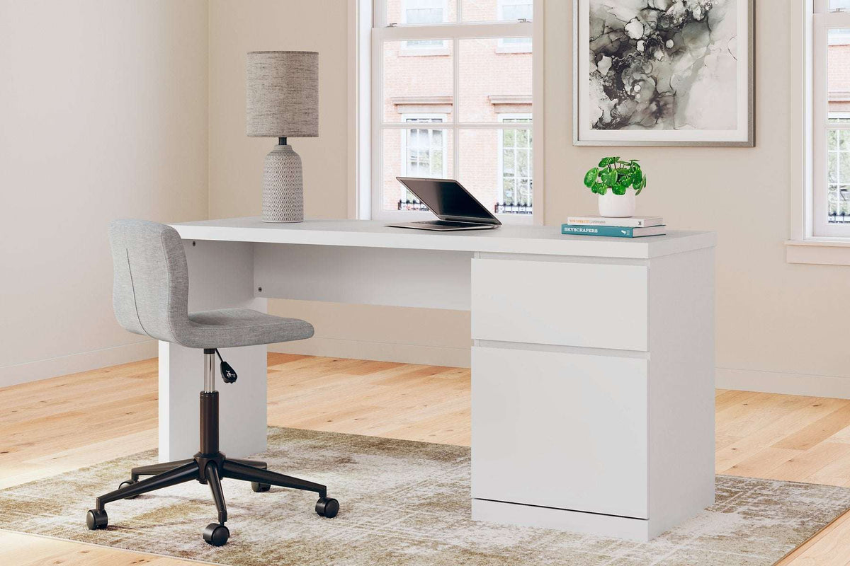 Onita 60" Home Office Desk Half Price Furniture