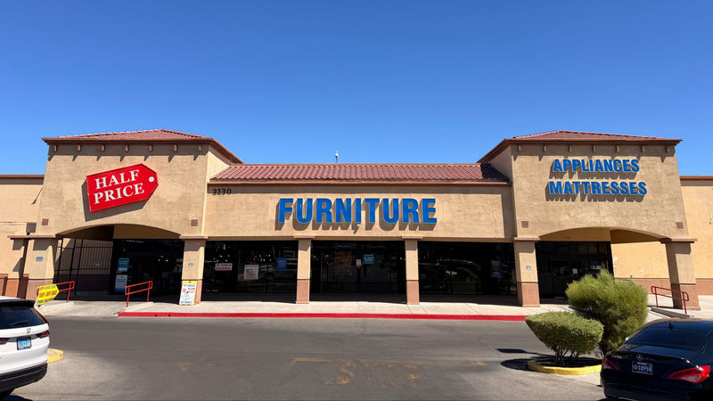Half Price Furniture North Rainbow showroom in Las Vegas