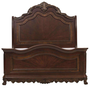 Homelegance Deryn Park Queen Sleigh Bed in Cherry 2243SL-1 - Bed - Half Price Furniture