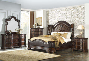 Homelegance Royal Highlands 9 Drawer Dresser in Rich Cherry 1603-5 - Dresser - Half Price Furniture