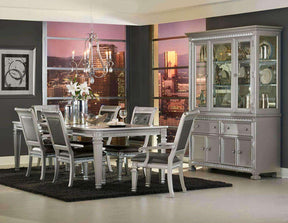 Homelegance Bevelle Arm Chair in Silver (Set of 2) 1958A - Dining Chair - Half Price Furniture