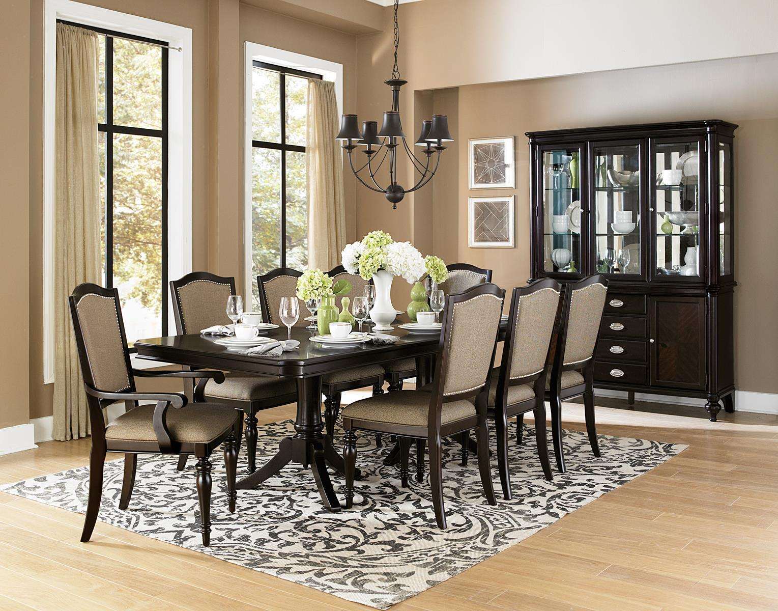 Homelegance Marston Arm Chair in Dark Cherry (Set of 2) 2615DCA - Dining Chair - Half Price Furniture
