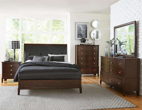 Homelegance Cotterill Mirror in Cherry 1730-6 - Mirror - Half Price Furniture