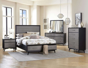Homelegance Raku Queen Storage Platform Bed in Gray 1711-1 - Bed - Half Price Furniture