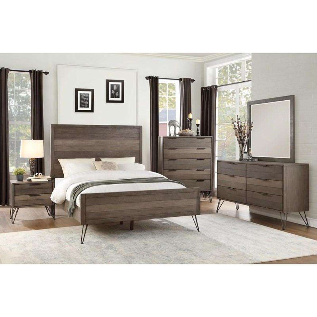 Homelegance Urbanite Nightstand in Tri-tone Gray 1604-4 - Nightstand - Half Price Furniture