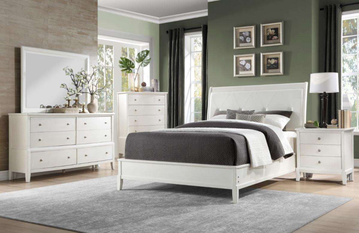 Homelegance Cotterill Nightstand in Antique White 1730WW-4 - Nightstand - Half Price Furniture
