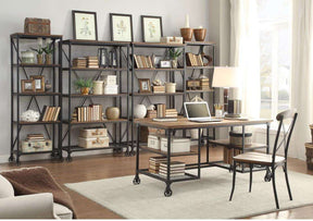 Homelegance Millwood 40"W Bookcase in Pine 5099-17 - Bookcase - Half Price Furniture