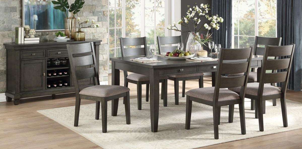 Homelegance Baresford Dining Table in Gray 5674-72 - Dining Table - Half Price Furniture