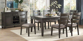 Homelegance Baresford Dining Table in Gray 5674-72 - Dining Table - Half Price Furniture