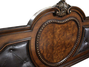 Homelegance Antoinetta Queen Panel Bed in Warm Cherry 1919-1* - Bed - Half Price Furniture