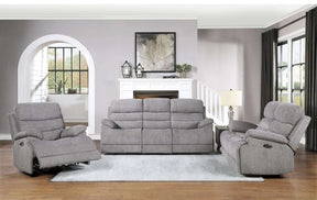 Homelegance Furniture Sherbrook Double Reclining Sofa in Gray - Sofa - Half Price Furniture
