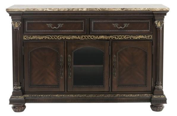 Homelegance Russian Hill Server in Cherry 1808-40  Las Vegas Furniture Stores