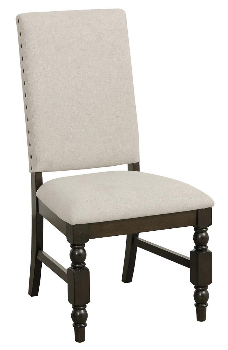 Homelegance Yates Side Chair in Dark Oak (Set of 2) - Las Vegas Furniture Stores