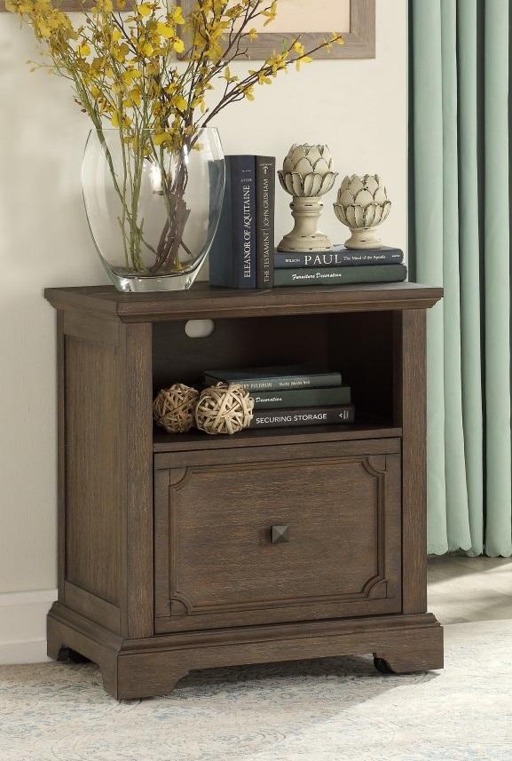 Homelegance Toulon File Cabinet in Wire-Brushed 5438-18 - Las Vegas Furniture Stores