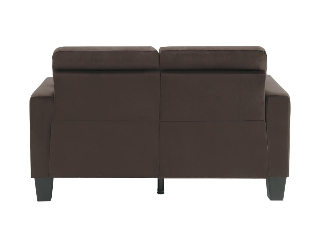 Homelegance Furniture Lantana Sofa in Chocolate 9957CH-3 - Las Vegas Furniture Stores