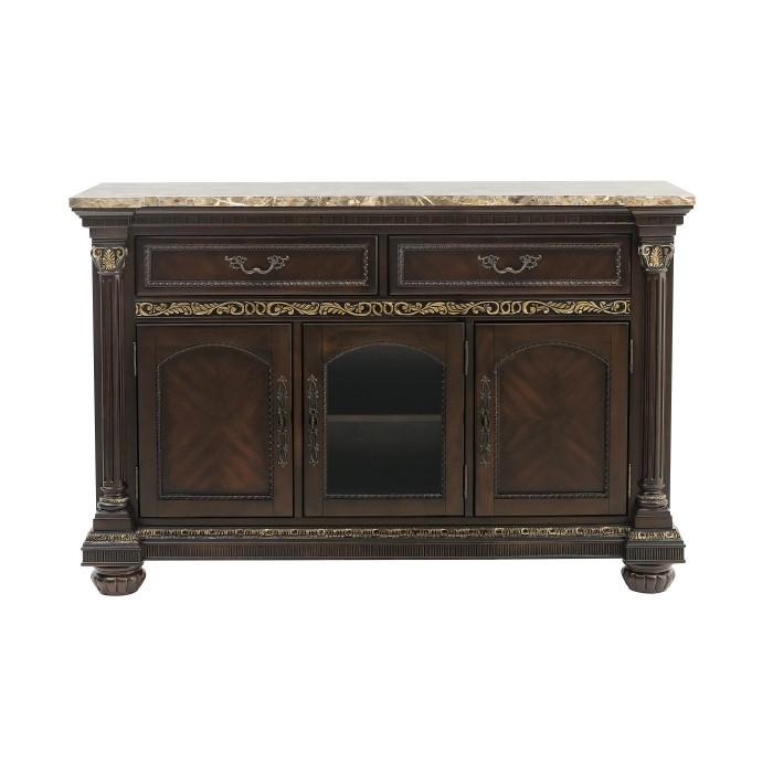 Homelegance Russian Hill Server in Cherry 1808-40  Las Vegas Furniture Stores
