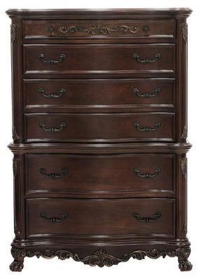 Homelegance Deryn Park 6 Drawer Chest in Cherry 2243-9 Half Price Furniture