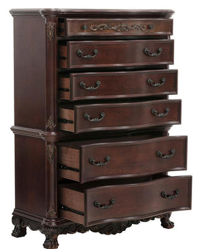 Homelegance Deryn Park 6 Drawer Chest in Cherry 2243-9 Half Price Furniture
